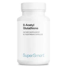 Supersmart - S-Acetyl Glutathione 300 mg Per Day GSH - Tripeptide Antioxidant...