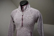 Kyodan Athletic 1/4 Zip Sweater Fleece Performance Marled Womens Sz Medium