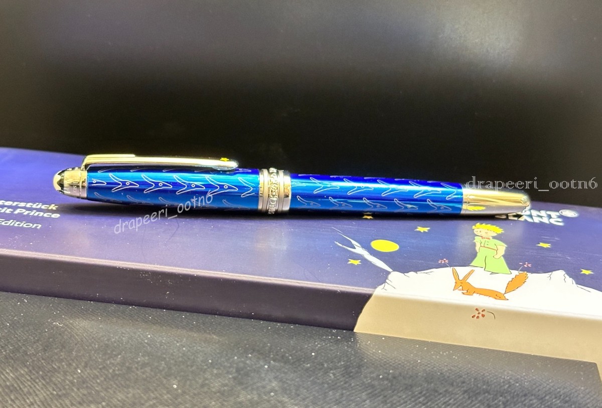 Montblanc Meisterstuck Le Petit Prince Rollerball Pen Blue Pattern