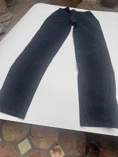 Vintage Rag City Blues Los Angeles Zip Around Denim Jeans Size 30 9/10 Dark Wash