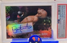 Topps Ufc Anderson Silva Main Event Bronze Autograph Psa 7 Pop 1 