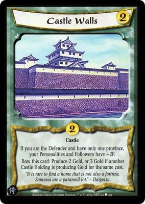 Castle Walls - Samurai Edition - Legend of the Five Rings CCG
