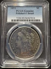 1893 Morgan Silver Dollar $1 - Philadelphia Mint - Semi Key Date -  F Details