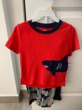 Carter Kids 3T 3Pc shark pajama set