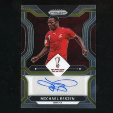 2022 Panini Prizm Michael Essien FIFA World Cup Qatar Auto Ghana 5V371