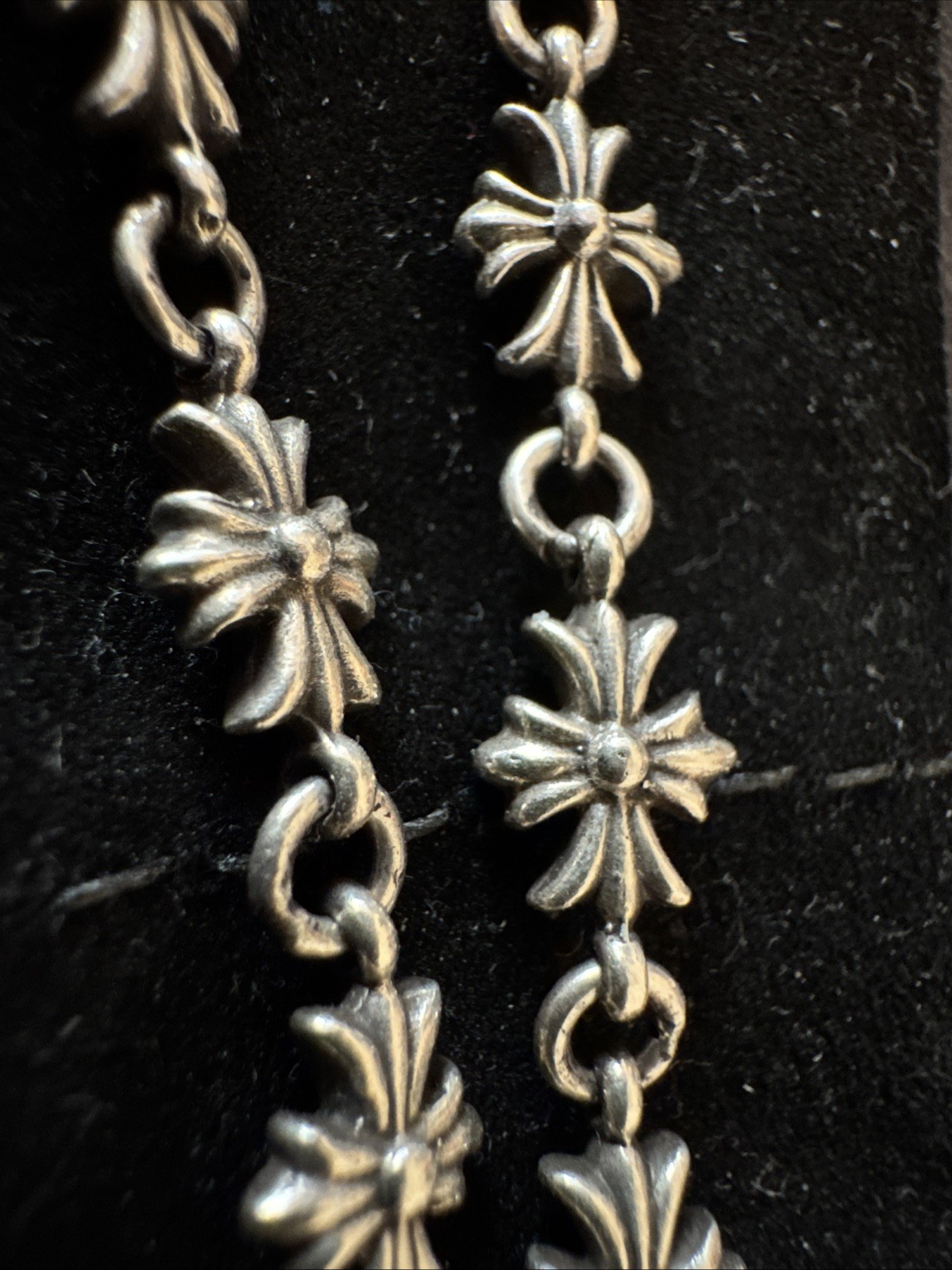 100% Authentic Chrome Hearts Tiny E CH Plus Brace… - image 6