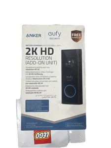 Anker Eufy ADD-ON UNIT Porte-vidéo Wi-Fi 2K HD noir T8210- NEW SEALED