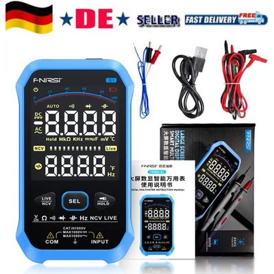 Digital Multimeter Messgerät LCD Strommesser Strom DC /AC Voltmeter Amperemeter - Bild 1 von 4
