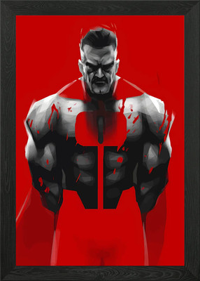 Omni-Man Digital Art Gerahmtes Wandbild Poster Leinwanddruck Bild