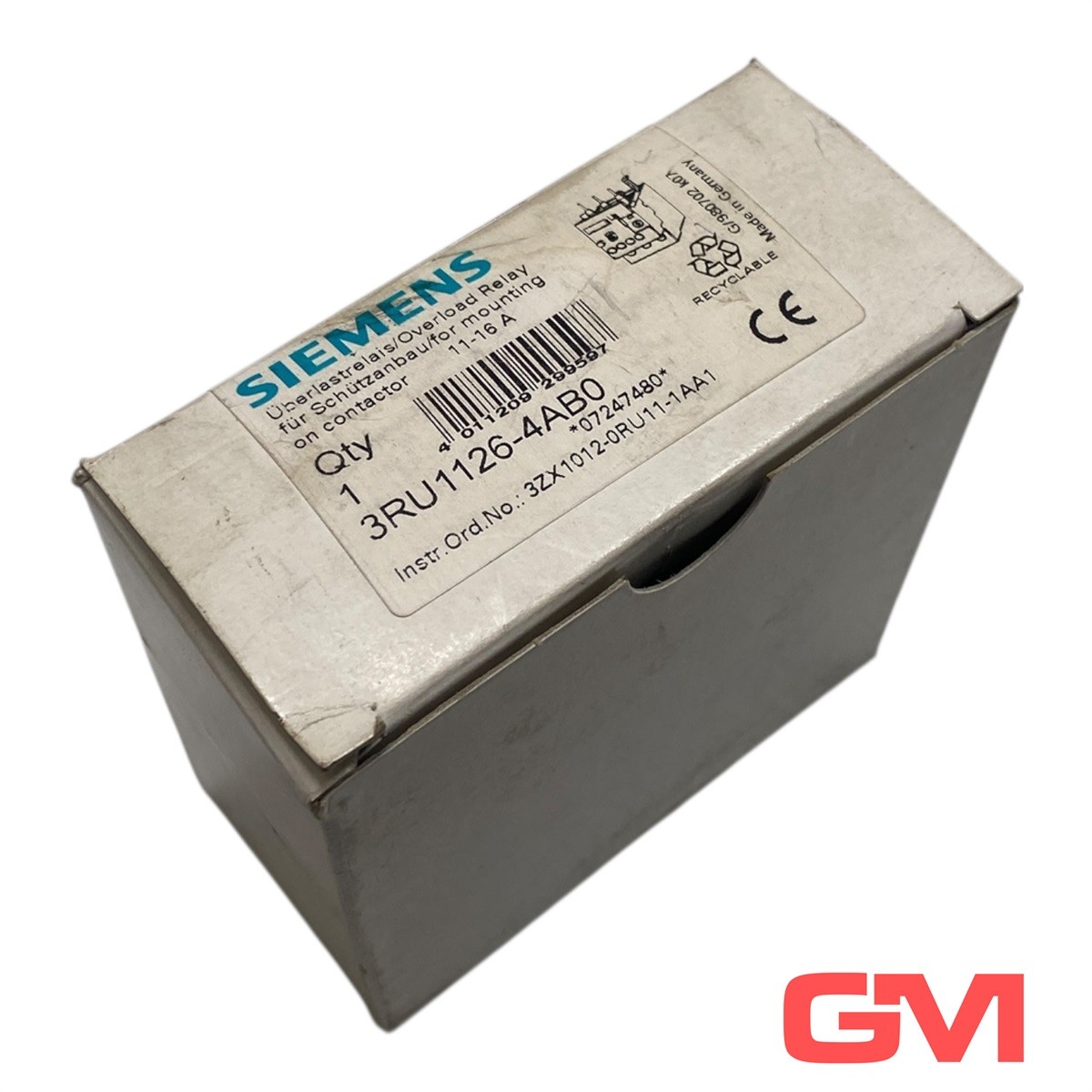 Siemens Overload Relay 3RU1126-4AB0 Overload Relay 11...16 A Protection Mount