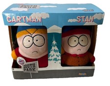 South Park Cartman Stan Plush Dolls 1998 Comedy Central Fun 4 All Vtg w/box