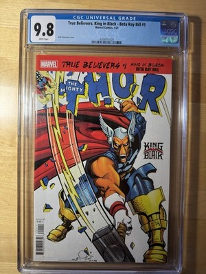 True Believers: King in Black-Beta Ray Bill #1 Walt Simonson Cover CGC 9.8
