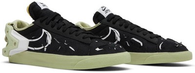 Nike Blazer Low Acronym Low Black Olive Aura Men's Shoe Sizes DO9373-001