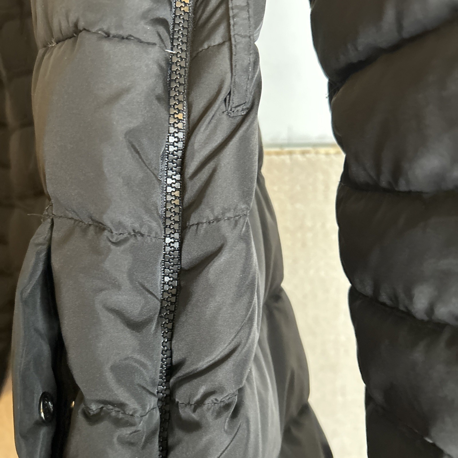 Seraphine Maternity Down Puffer Jacket Black Sz 6… - image 3