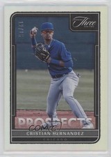 2022 Panini Three and Two Prospects Holo Silver 12/15 Cristian Hernandez 0c6