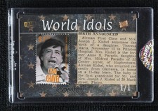 2019 The Bar Pieces of Past One Time World Idols Relics 1/1 Cesar Chavez 09wc