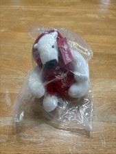 Coca Cola Coke Mini Plush Polar Bear Red Scarf 4  Stuffed Animal. Brand New