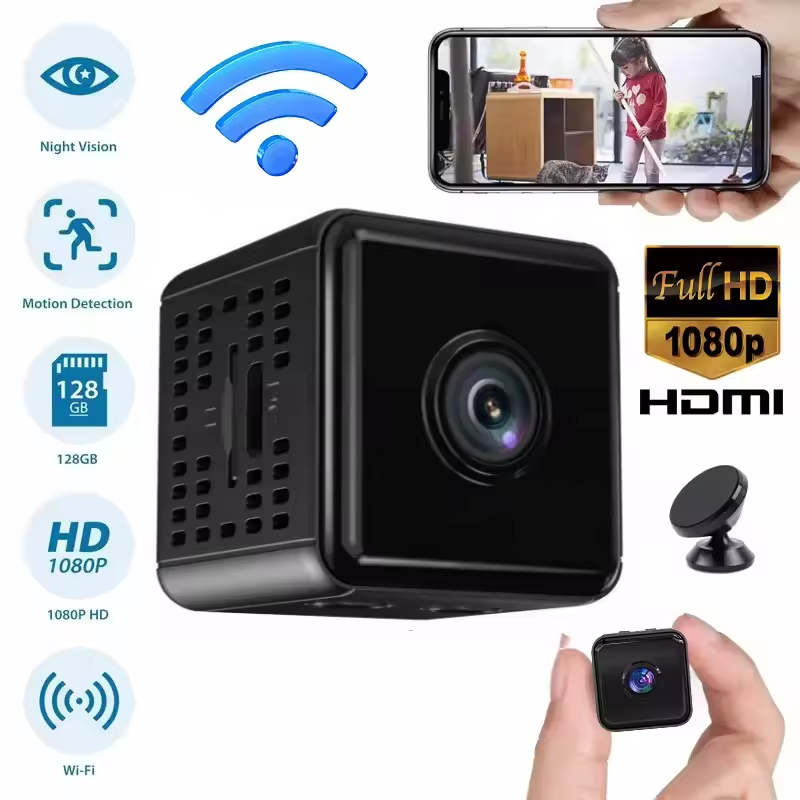 1080P Mini Camera WiFi HD IP Night Vision Camcorder Home Security