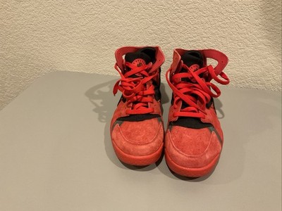 Size 8.5M - Nike Air Flight Huarache University Red Black