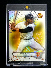 Willie Mays 2023 Topps Pristine GOLD Refractor card #12/50 ~Giants