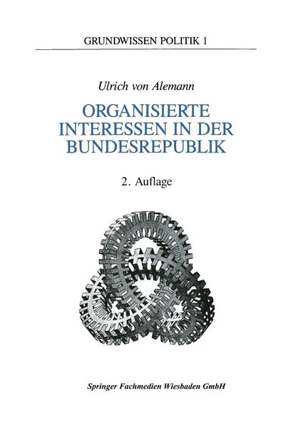 Ulrich Alemann | Organisierte Interessen In Der Bundesrepublik Deutschland-image