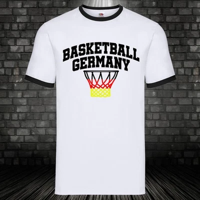 Basketball Germany T-Shirt Deutschland Shirt Sport Korb Weltmeister S-3XL - Bild 1 von 2