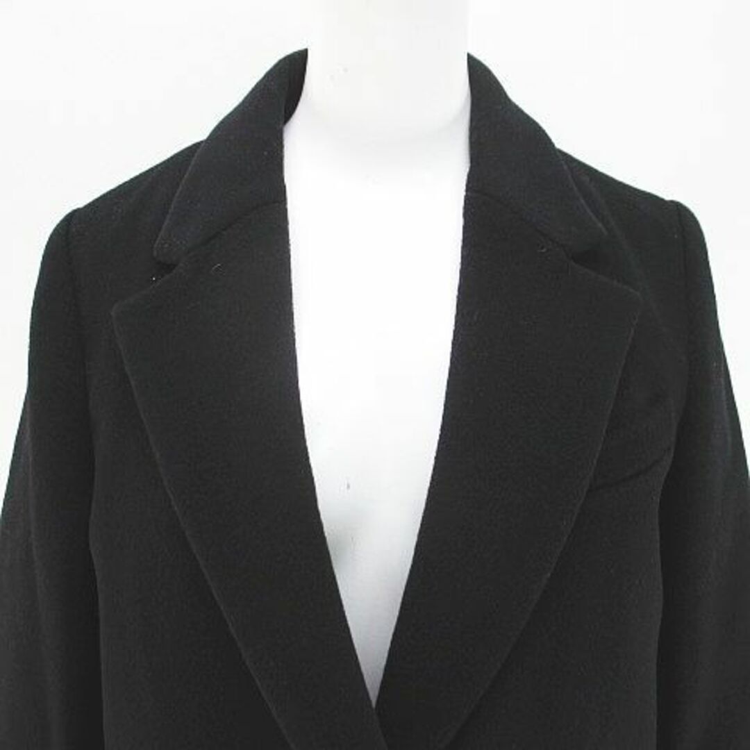 Spick & Span Chester Coat Medium Length Silk 38 Black Made Spick & Span Chester Coat Medium Length Silk 38 Black Made