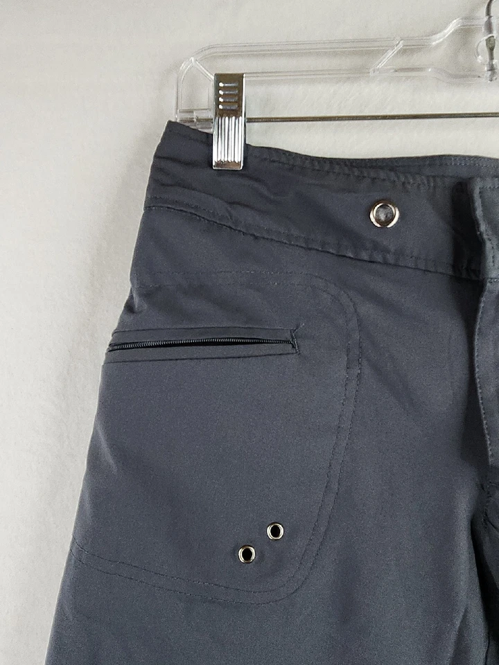 Pantalones Cortos de Senderismo Free Country Para Hombre Gris Poliéster Talla Pequeña Foto 2 de 4