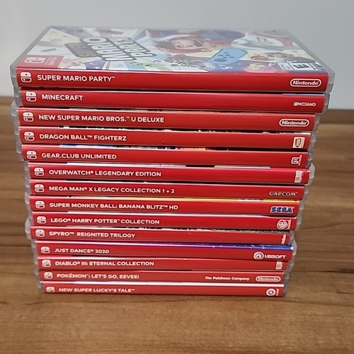Nintendo Switch 14 Game Cases ONLY, NO GAMES Included. Mario Party ...