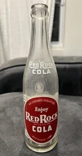 1939 Red Rock Cola ACL Soda Bottle Albany New York Webers Star Bottling Works