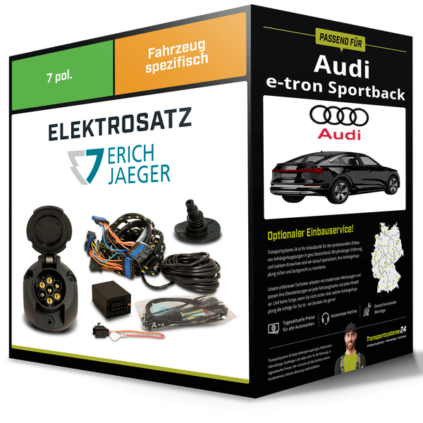 Elektrosatz 7-Pol Spezifisch für Audi E-Tron Sportback 04.2020-Jetzt-image
