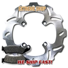Front Brake Rotor+Pads for Kawasaki KX 125 & 250 (1994-2002) KLX 650 (1993-1996)