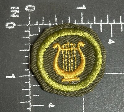 Vintage Boy Scouts Of America BSA B.S.A. Scouting Musik Verdienstabzeichen Patch