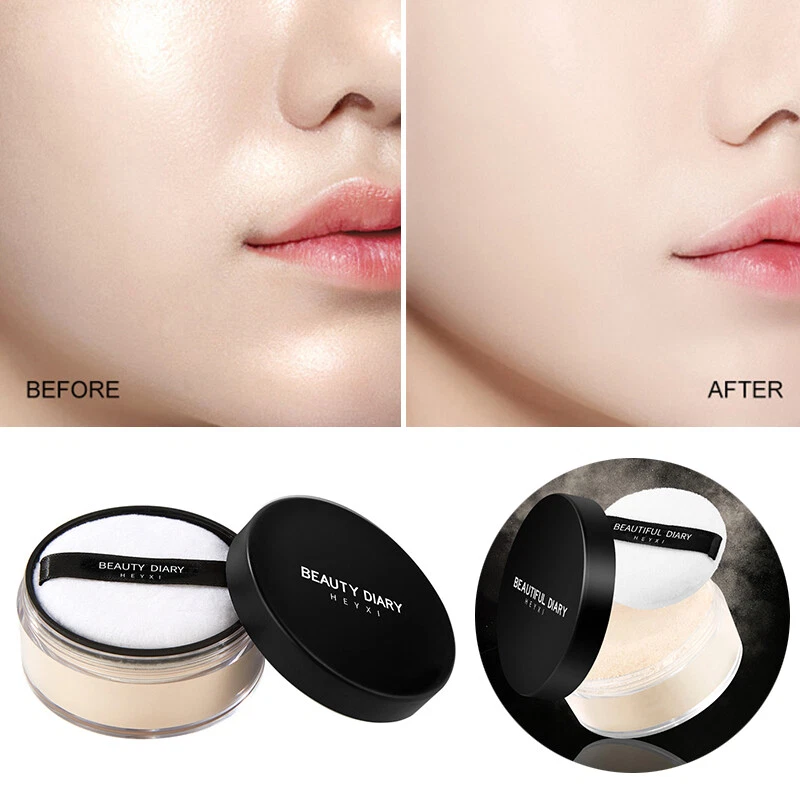 HEYXI Powder Long Lasting Makeup Concealer Loose Powder Oil Control Face Powder⇘ - Image 2 of 4