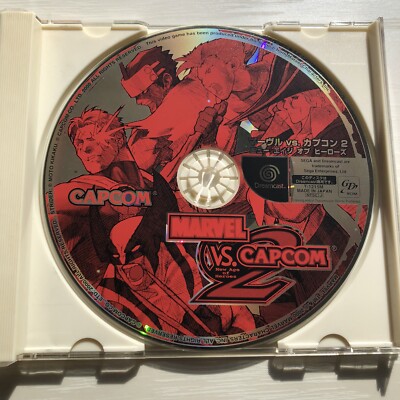 Dreamcast Marvel vs Capcom 1 2 Capcom Sega set of 2 games Japan