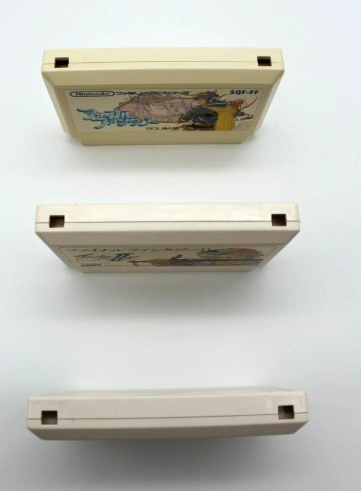 Lot of 3 Famicom Final Fantasy I II III FF 1 2 3 Nintendo FC Japan Import - Image 3 of 4