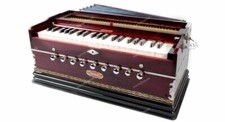 Original BINA 9 Stopper 3.5 Octaves Multifold Bellow 42 Keys Two Reeds Harmonium