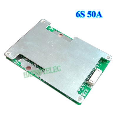 6S 7S 24V 50A BMS Ternary Lithium Battery Protection Board W/Balance power Start