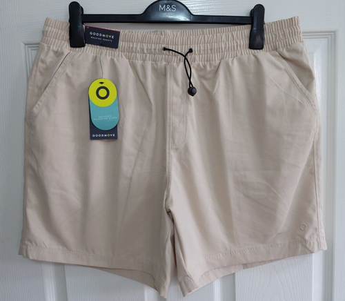 M&S GOODMOVE Trekking Walking STORMWEAR Relaxed Shorts with Pocket - Picture 2 of 5