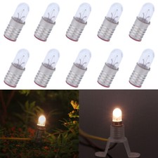 10Pcs Warm White E5.5 12V Replacement Light Bulbs For HO - Marklin 600100/600200