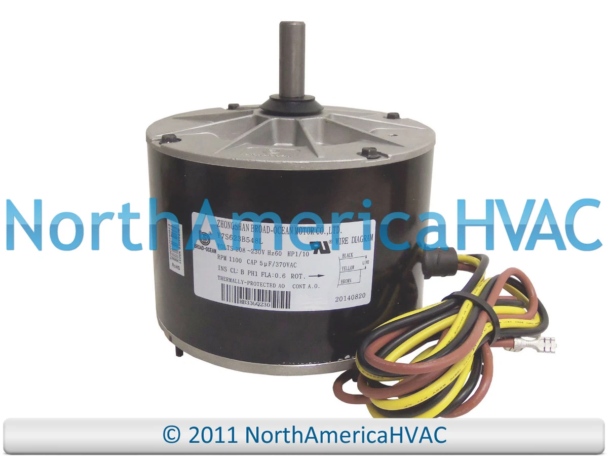 OEM ICP Heil Tempstar Condenser Fan Motor 1/10 HP 230 Volt Fits 