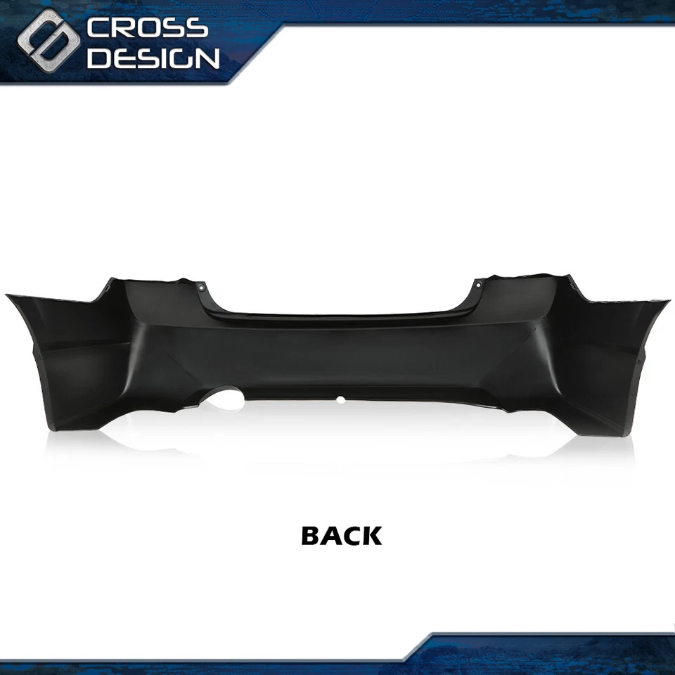 Rear Bumper Cover Replacement Fit For 2006-2011 Honda Civic Sedan 4-Door 06-11 - Image 3 of 4