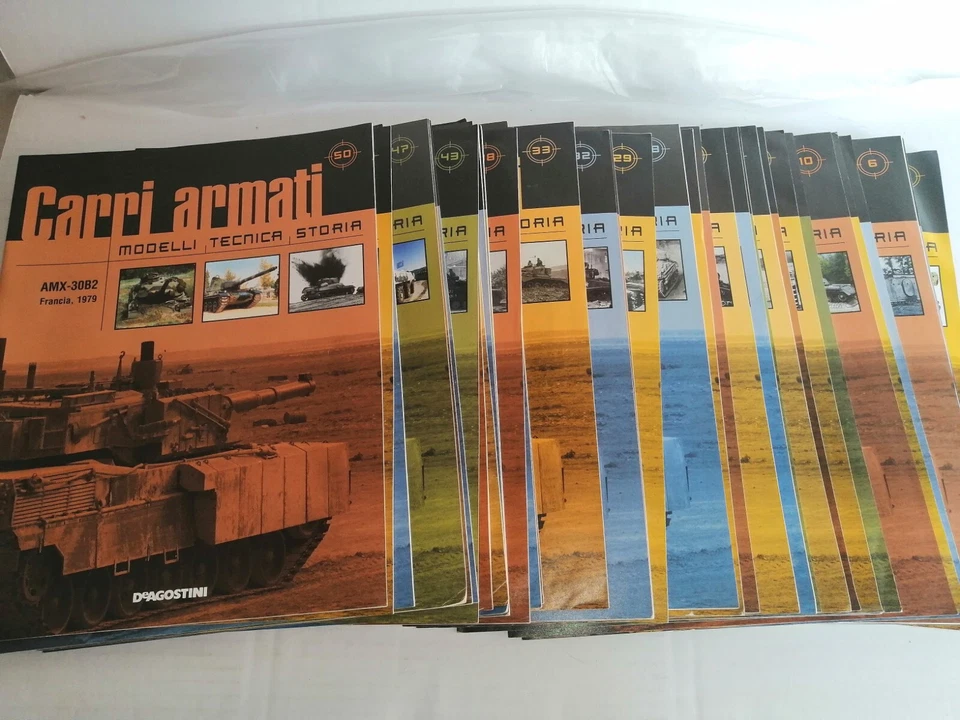 CARRI ARMATI CON FASCICOLO VARI MODELLI DE AGOSTINI 1/72 - Immagine 2 di 2