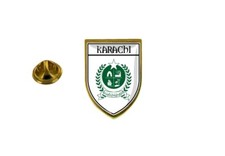 Pins Pin Badge Pin's Souvenir City Flag Country Coat Of Arms Karachi Pakistan
