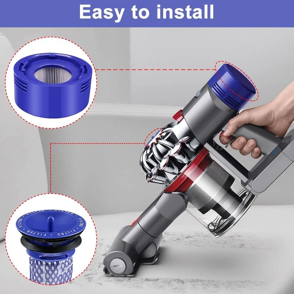 For Dyson V6 V7 V8 Filter Kit Absolute Animal Motorhead Trigger Replacement Hepa - image 4 of 4