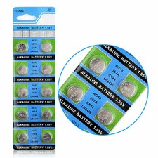 30 X SUPER AG13 LR44 SR44 L1154 A76 1.5V CELLS LIFE ALKALINE BUTTON BATTERIES