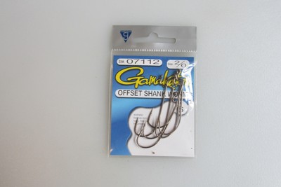 6 Hameçons Gamakatsu Offset Taille 2/0 - Référence 07112 - Pour Vers Et Softbaits