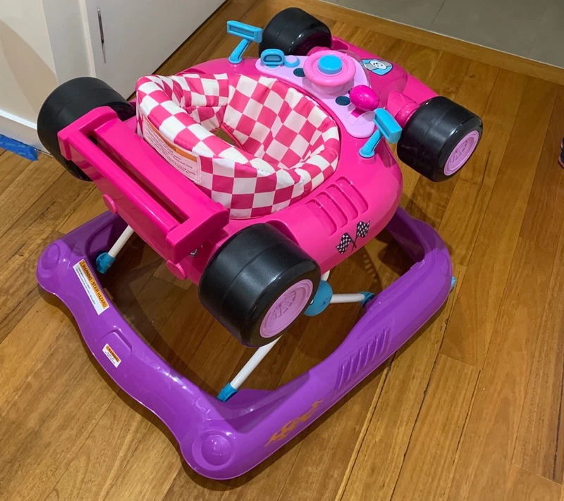 racing car baby walker