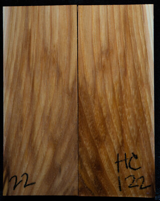 Hickory #122 Knife Scales 5''x 1.9''x 3/8'' see 100 woods in my store
