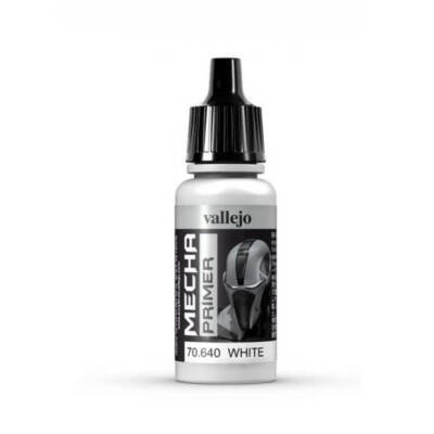 Vallejo Acrylic Colors Formula Satin Finish Mecha Colour White Primer 200mL